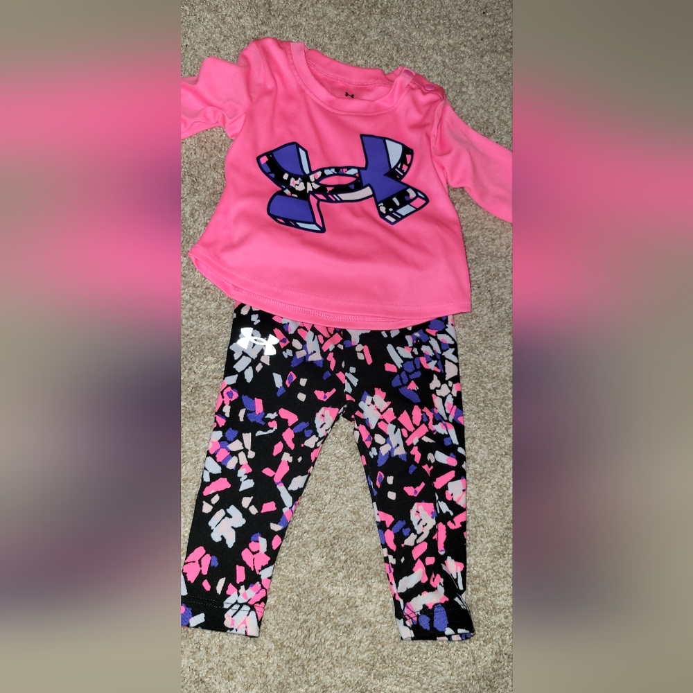 3-6 month under Armour matching set